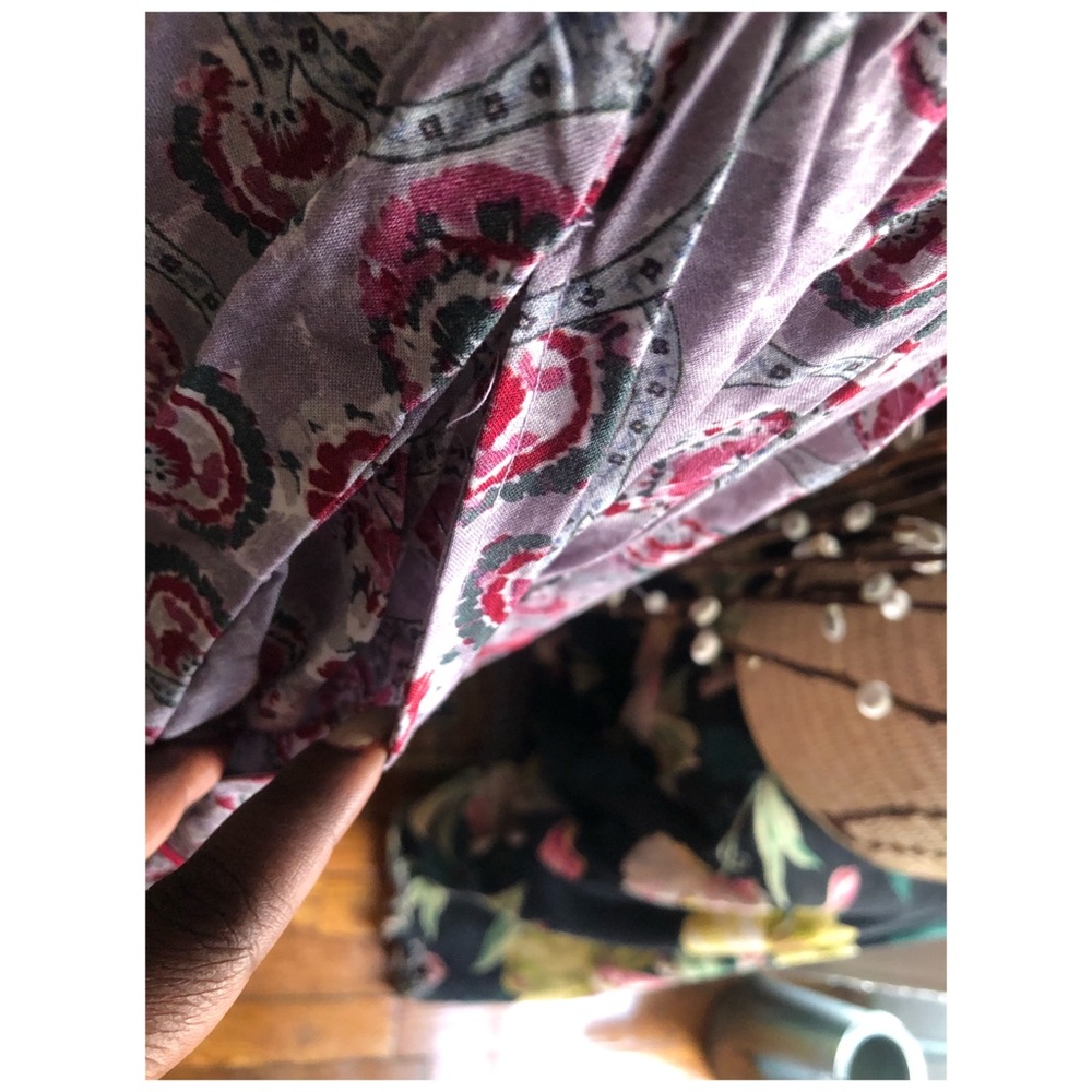 Vajor Wine Maxi Batik dress print made in India - Picture 10 of 16